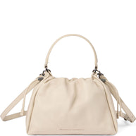 Brunello Cucinelli  Bucket Mellow Small Leather Handbag  - Ivory