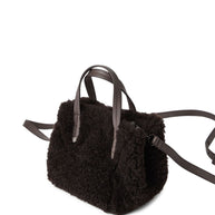Brunello Cucinelli Shearling Shopping Bag - Brown
