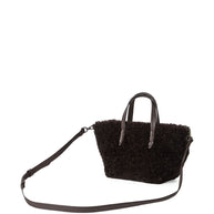 Brunello Cucinelli Shearling Shopping Bag - Brown