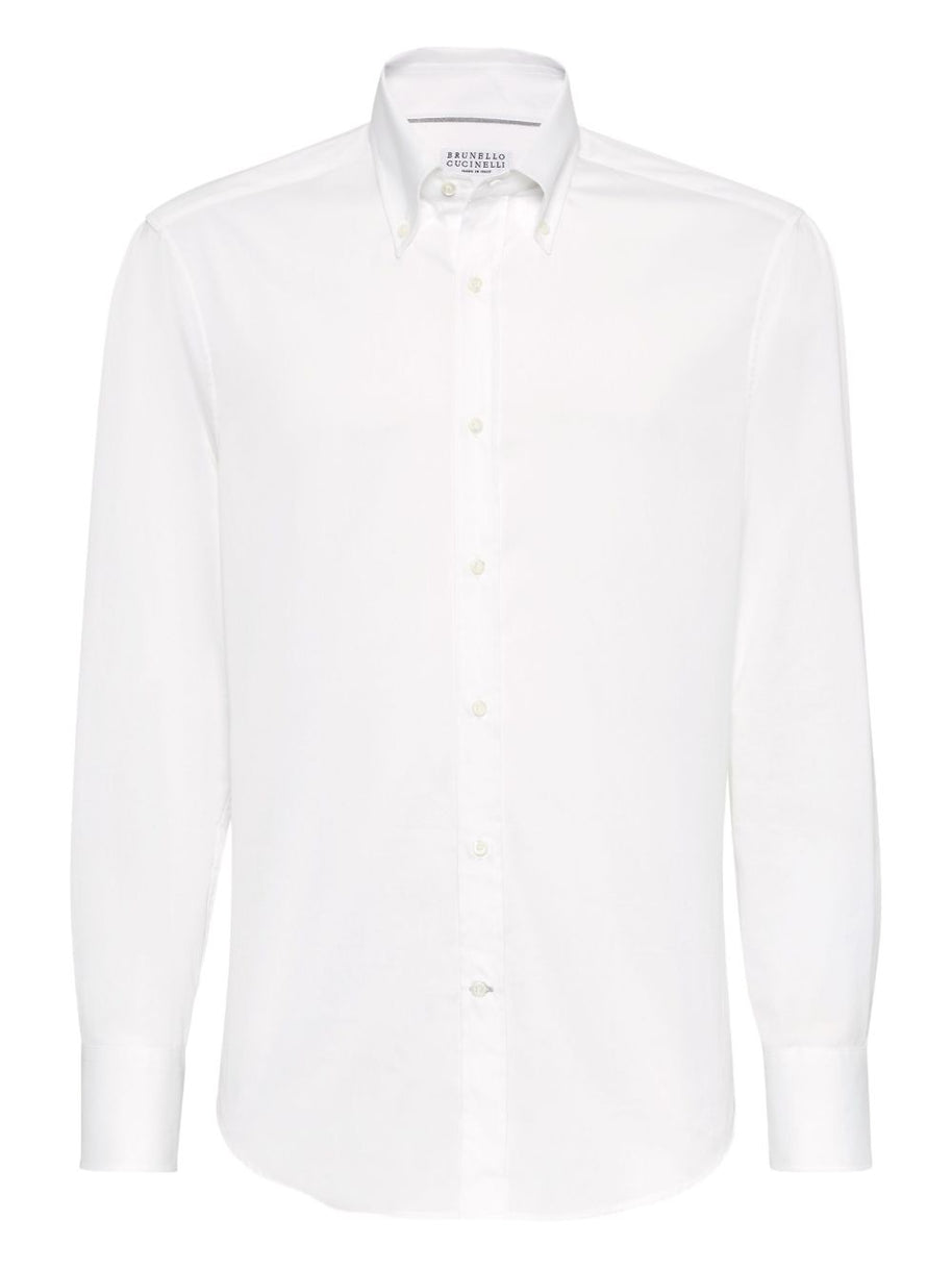 Brunello Cucinelli Cotton Shirts - White