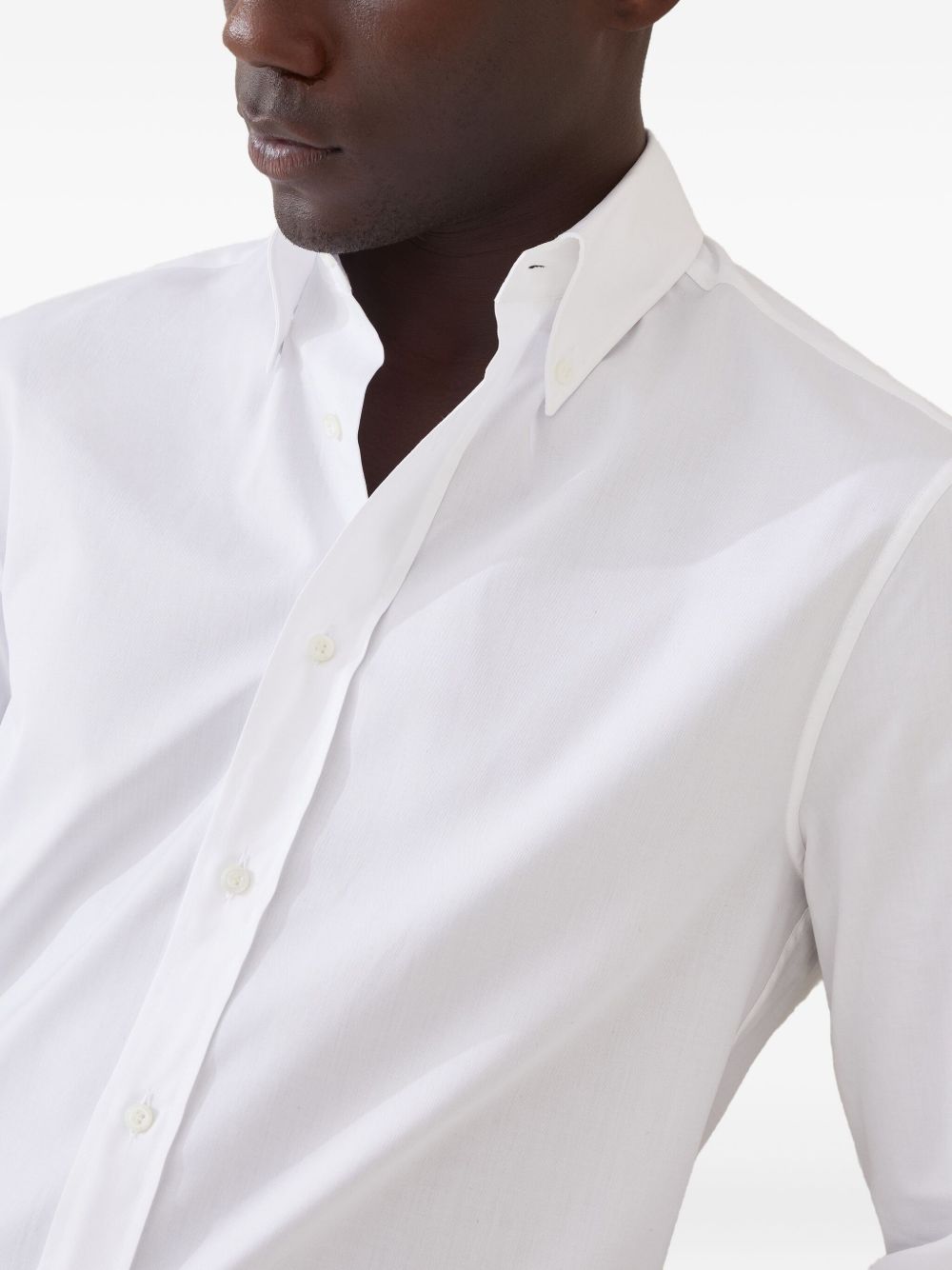 Brunello Cucinelli Cotton Shirts - White