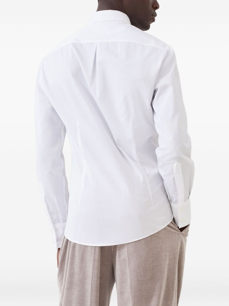 Brunello Cucinelli Cotton Shirts - White