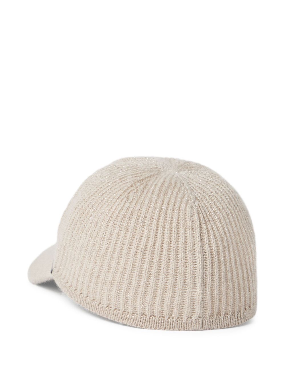 Brunello Cucinelli Cashmere Baseball Cap - Beige
