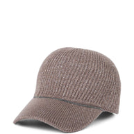 Brunello Cucinelli Cashmere Baseball Cap Brown