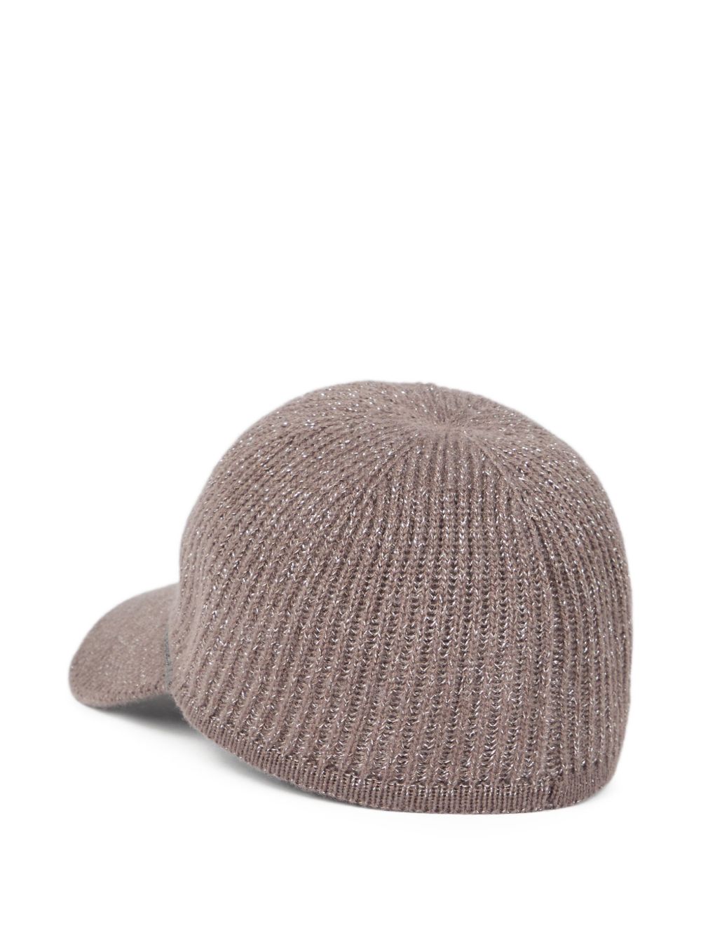 Brunello Cucinelli Cashmere Baseball Cap Brown