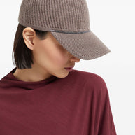 Brunello Cucinelli Cashmere Baseball Cap Brown