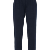Brunello Cucinelli Cotton And Silk Trousers - Blue