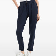 Brunello Cucinelli Cotton And Silk Trousers - Blue