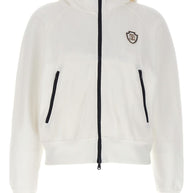 Brunello Cucinelli Logo Cotton Hoodie - White