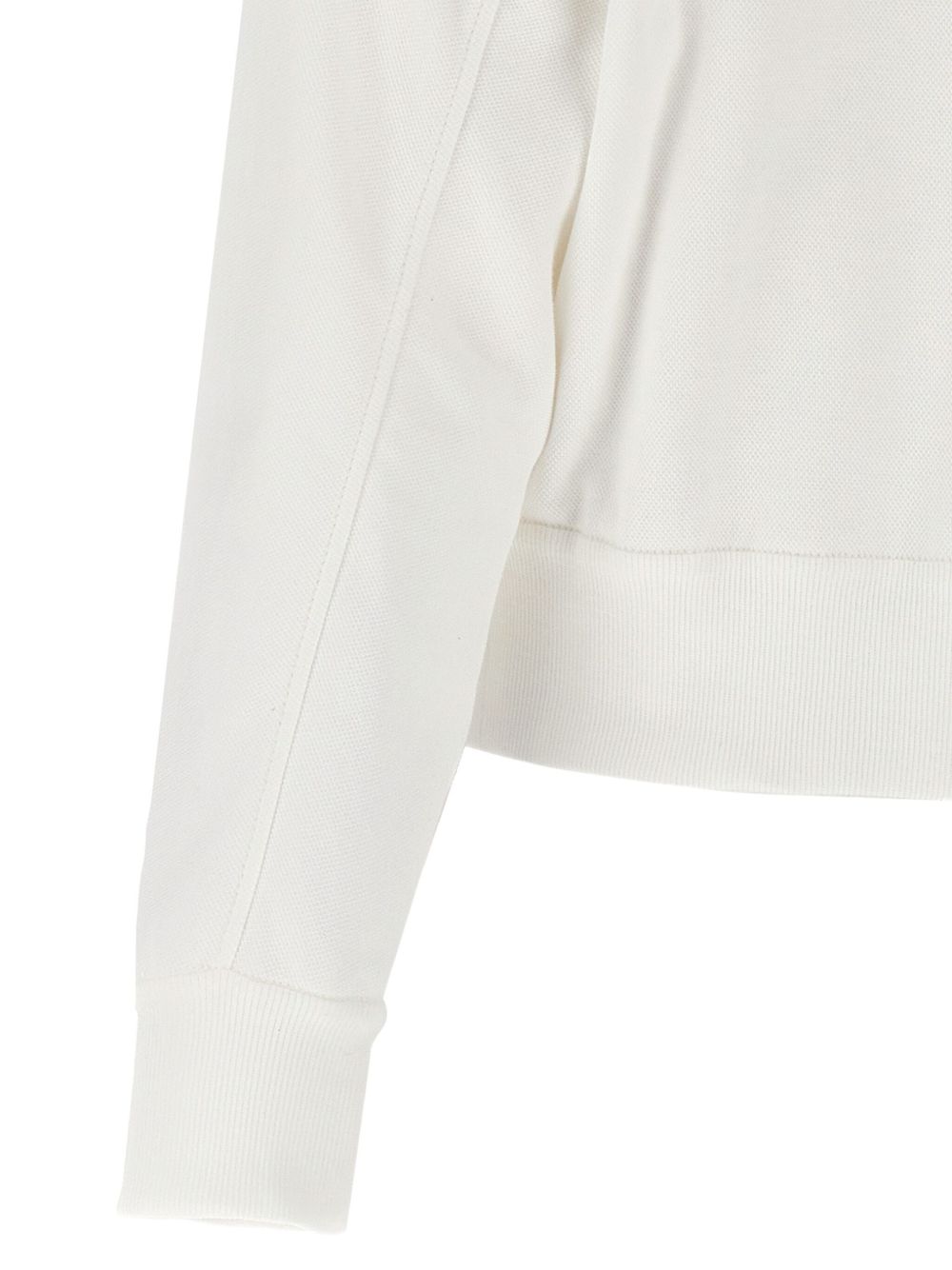 Brunello Cucinelli Logo Cotton Hoodie - White