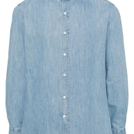Brunello Cucinelli Cotton Shirt - Clear Blue