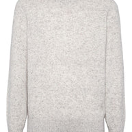 Brunello Cucinelli Flecked Alpaca, Wool, Silk And Cotton Sweater