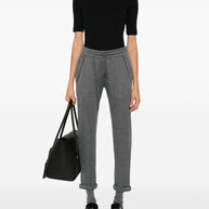 Brunello Cucinelli Cotton And Silk Blend Trousers - Grey