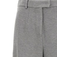 Brunello Cucinelli Cotton Blend Trousers - Grey