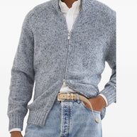 Brunello Cucinelli Cashmere Zipped Cardigan - Clear Blue