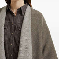 Brunello Cucinelli Wool Poncho - Brown