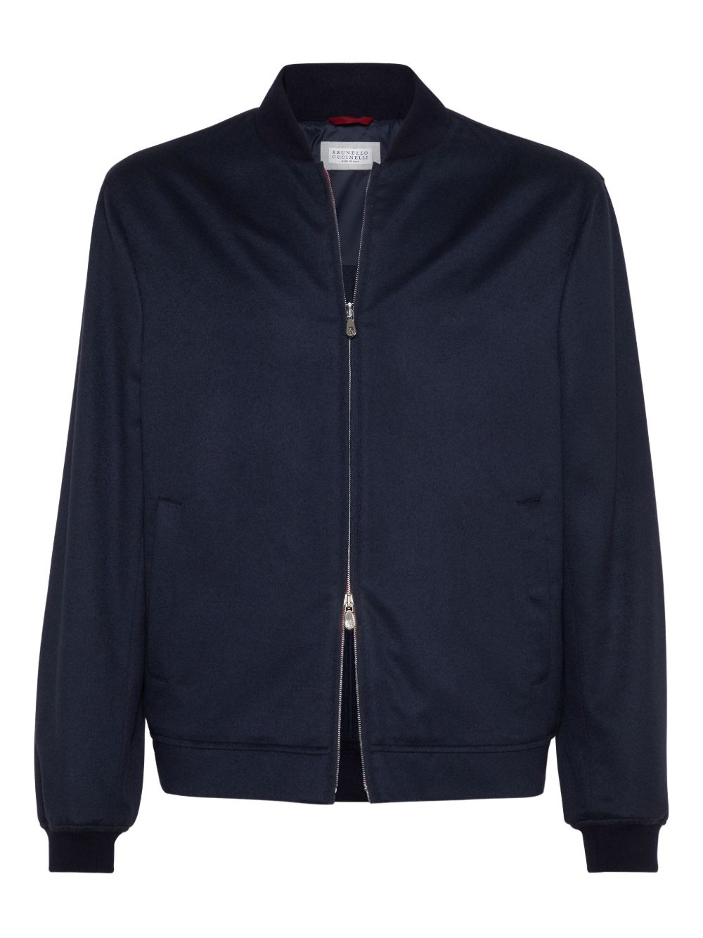Brunello Cucinelli Cashmere Bomber Jacket - Blue