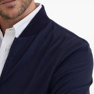 Brunello Cucinelli Cashmere Bomber Jacket - Blue