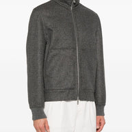 Brunello Cucinelli Cashmere Bomber Jacket - Grey
