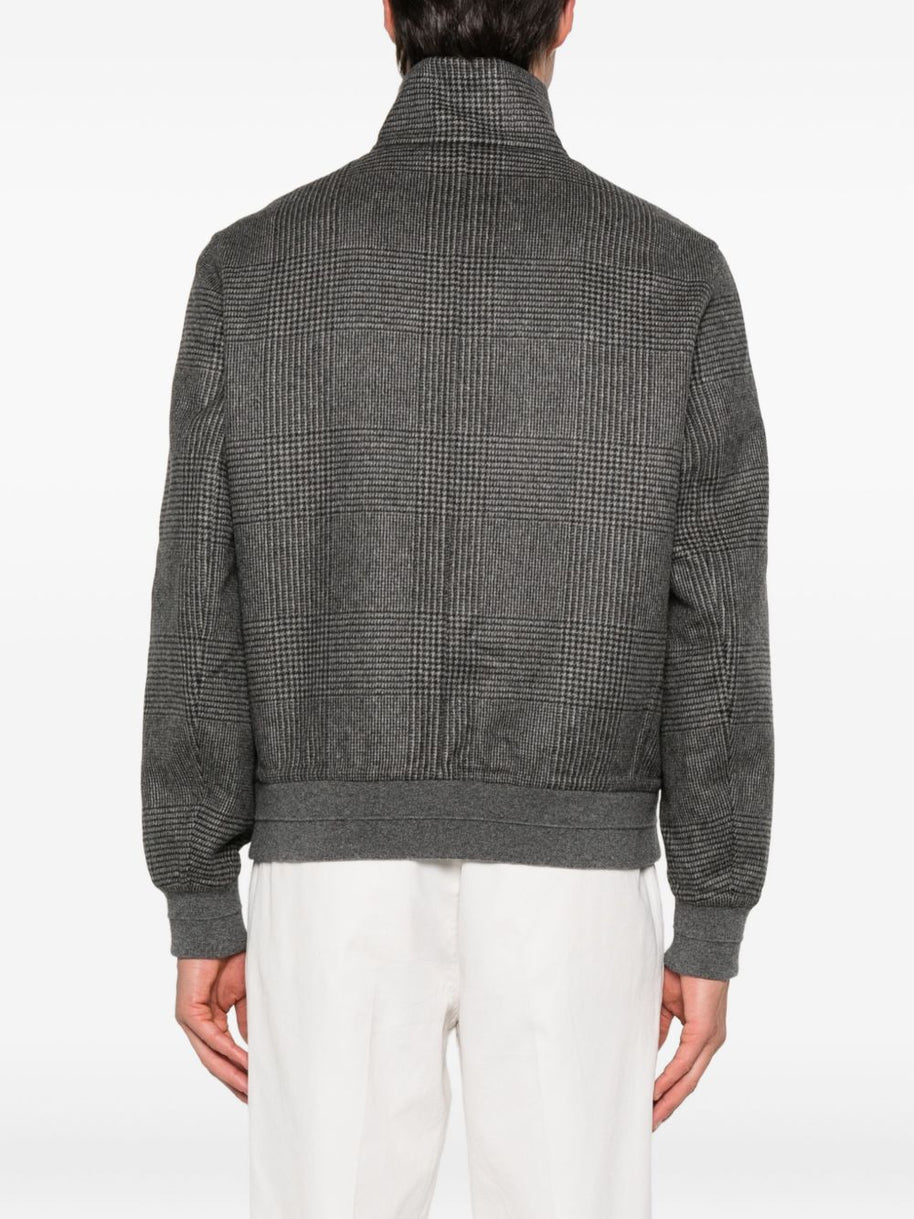 Brunello Cucinelli Cashmere Bomber Jacket - Grey