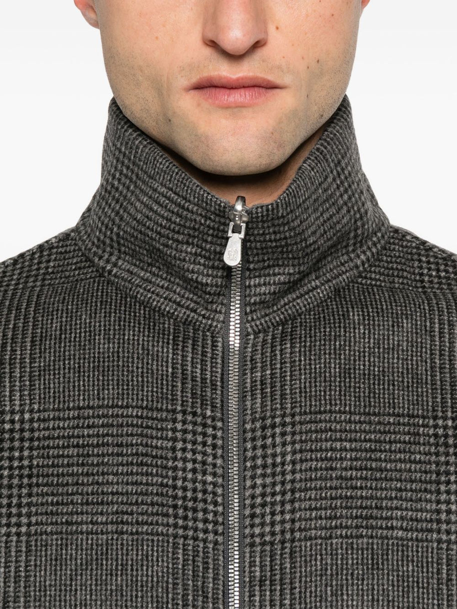 Brunello Cucinelli Cashmere Bomber Jacket - Grey
