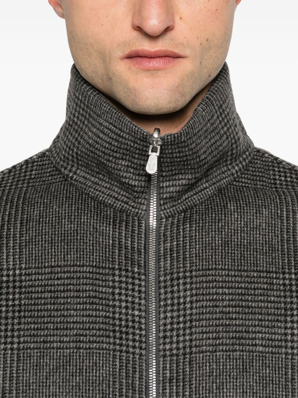 Brunello Cucinelli Cashmere Bomber Jacket - Grey