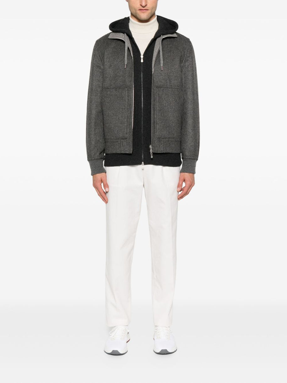 Brunello Cucinelli Cashmere Bomber Jacket - Grey