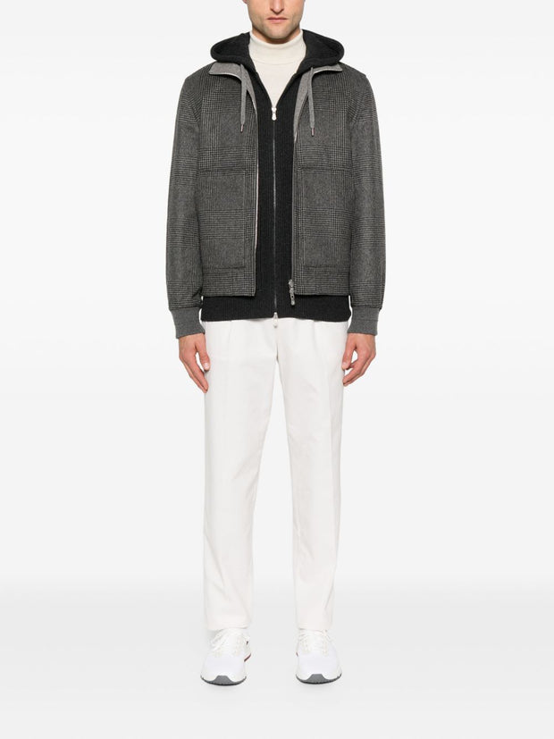 Brunello Cucinelli Cashmere Bomber Jacket - Grey