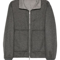 Brunello Cucinelli Cashmere Bomber Jacket - Grey