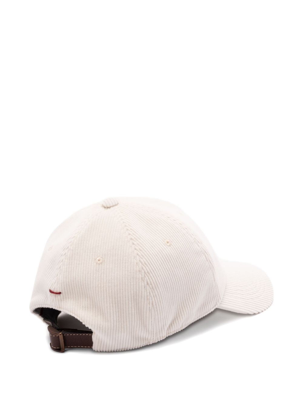 Brunello Cucinelli Logo Cotton Baseball Cap - Beige