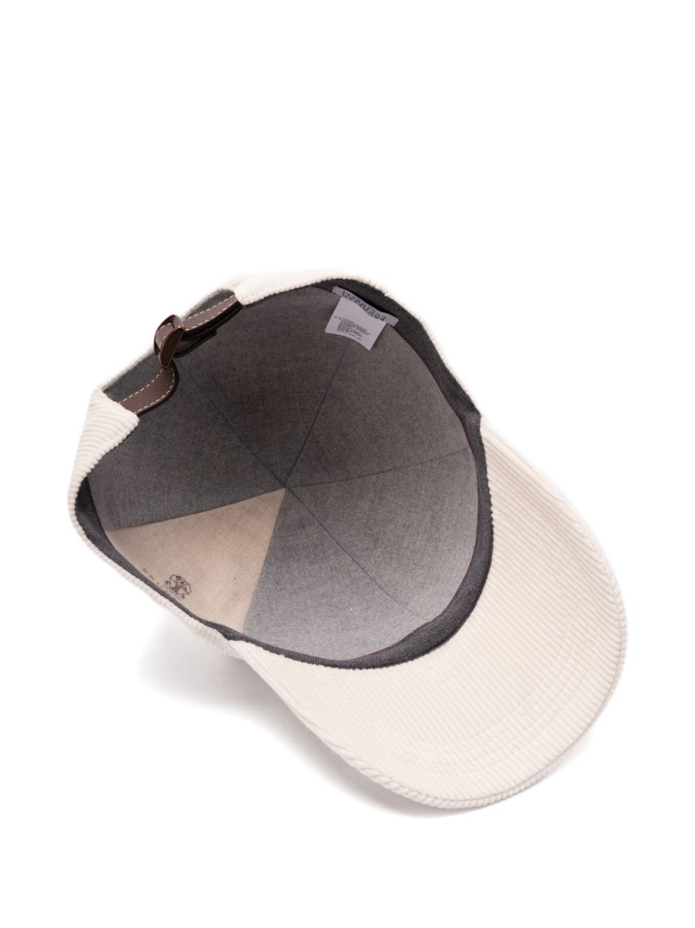 Brunello Cucinelli Logo Cotton Baseball Cap - Beige
