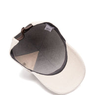 Brunello Cucinelli Logo Cotton Baseball Cap - Beige