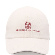 Brunello Cucinelli Logo Cotton Baseball Cap - Beige