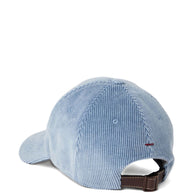 Brunello Cucinelli Logo Cotton Baseball Cap Clear Blue
