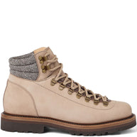 Brunello Cucinelli Nubuck Mountain-style Boots With Wool And Cashmere Insert