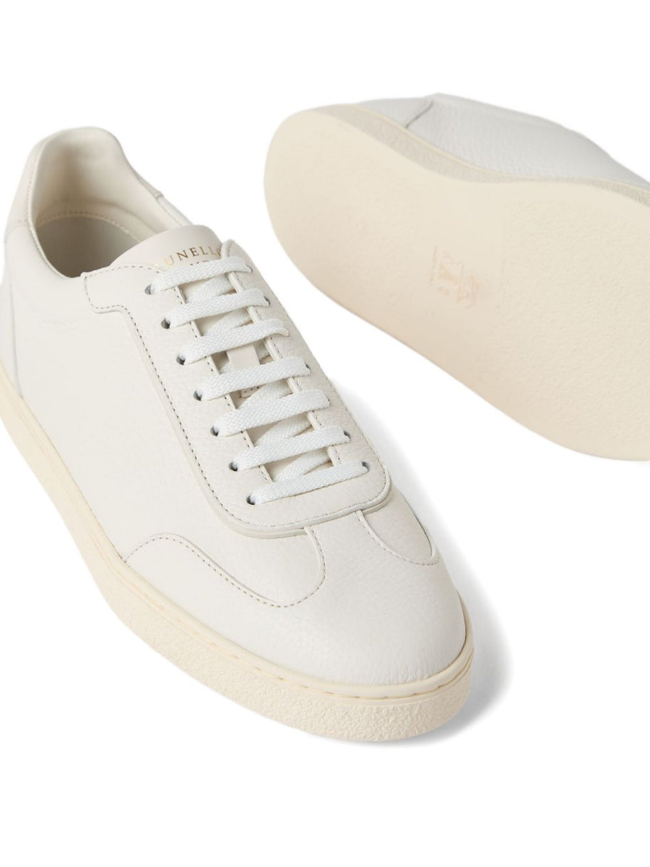 Brunello Cucinelli Leather Sneakers - White
