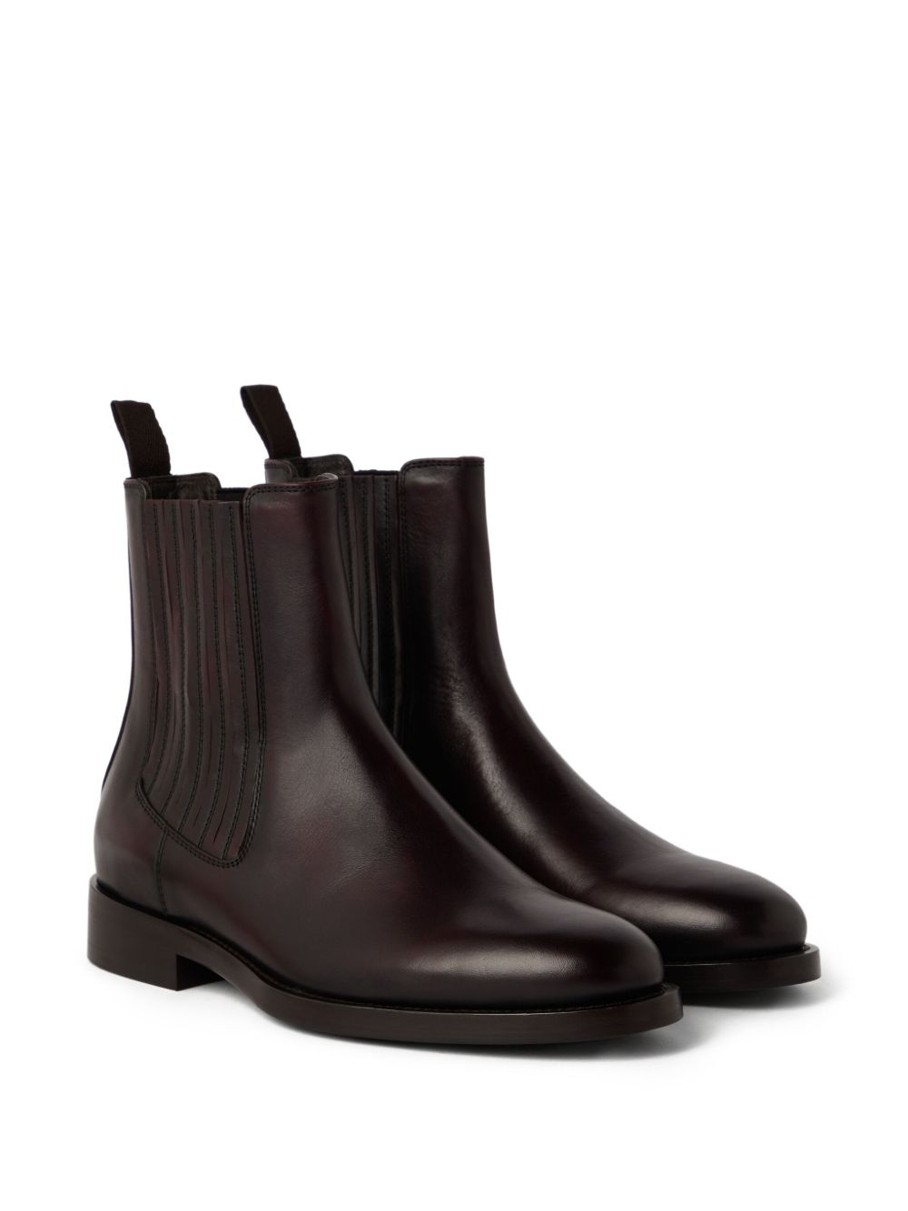 Brunello Cucinelli Chelsea Boot In Cloudy Calfskin
