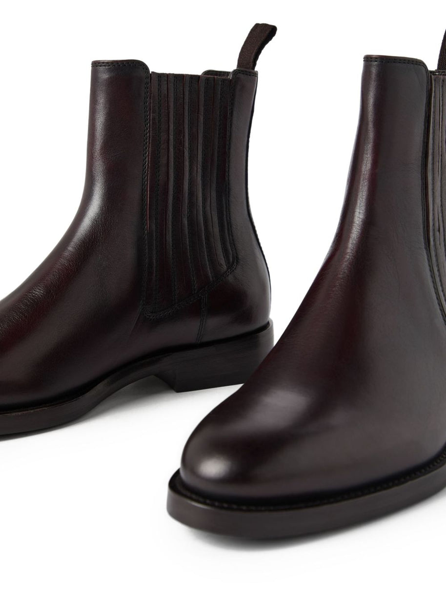 Brunello Cucinelli Chelsea Boot In Cloudy Calfskin