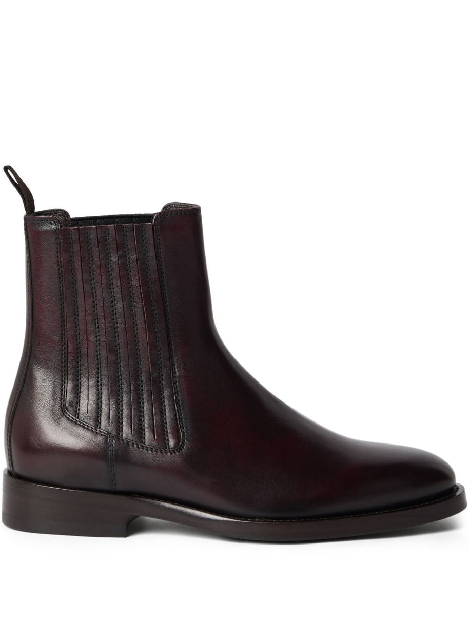 Brunello Cucinelli Chelsea Boot In Cloudy Calfskin