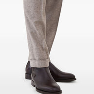 Brunello Cucinelli Chelsea Boot In Cloudy Calfskin