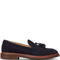 Brunello Cucinelli Suede Leather Loafers - Blue