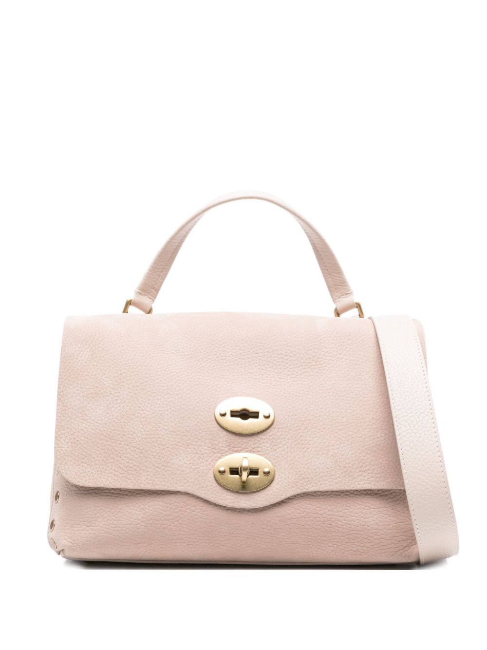 Zanellato Baby Postina Double-clasp Studded Tote Bag