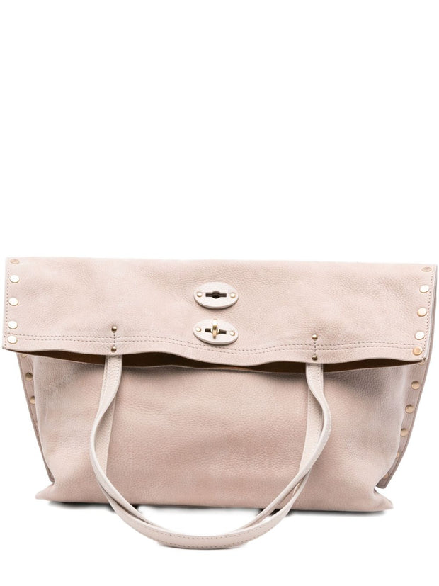 Zanellato A'Spasso Jones Suede Leather Handbag - Beige