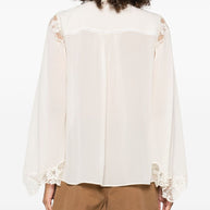 Chloé Chloè Silk Shirt White