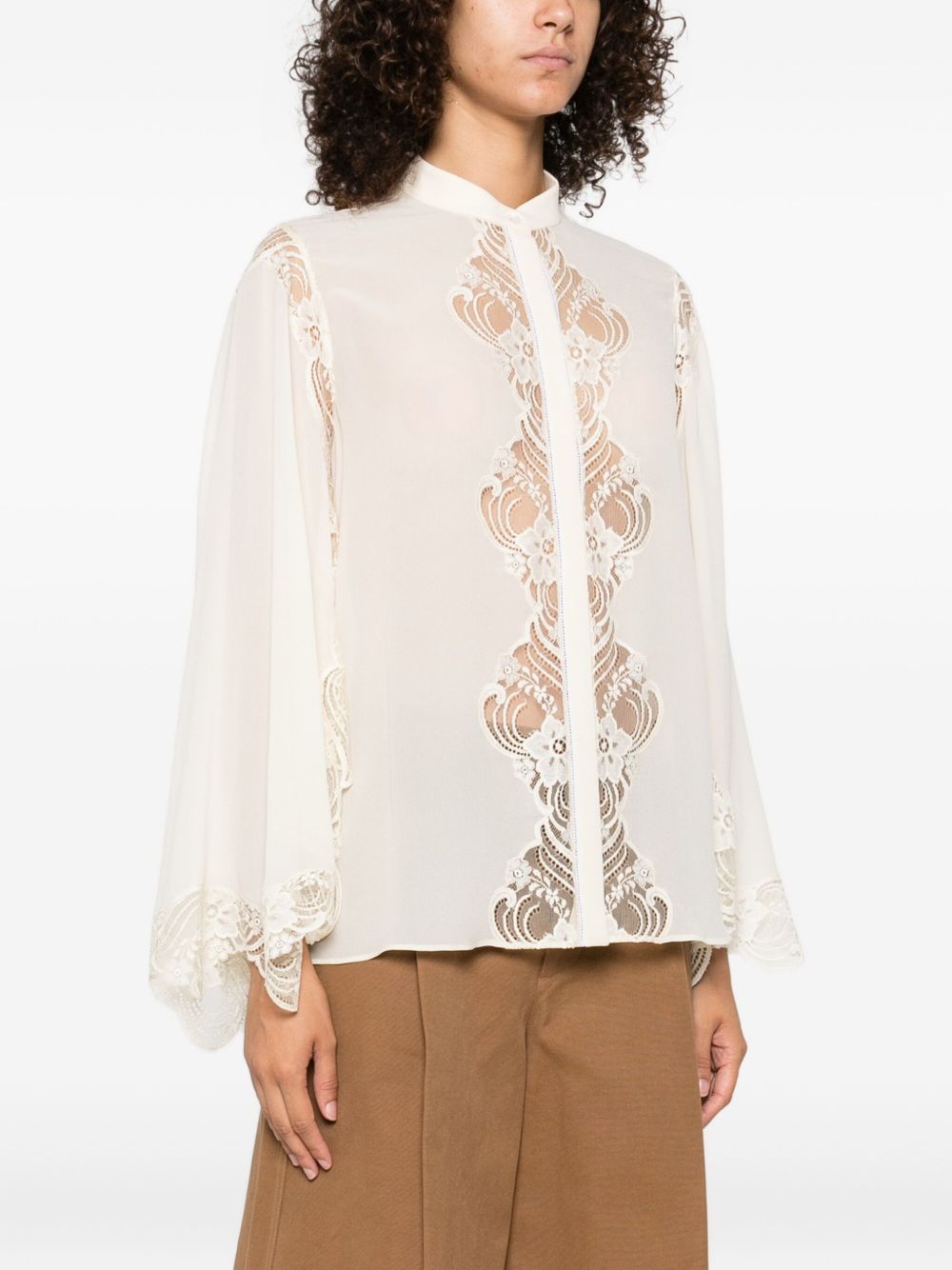 Chloé Chloè Silk Shirt White