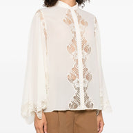 Chloé Chloè Silk Shirt White