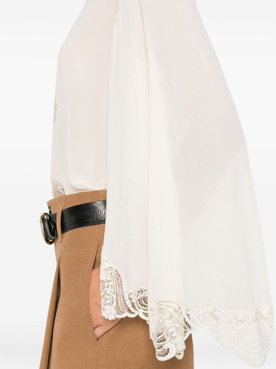 Chloé Chloè Silk Shirt White
