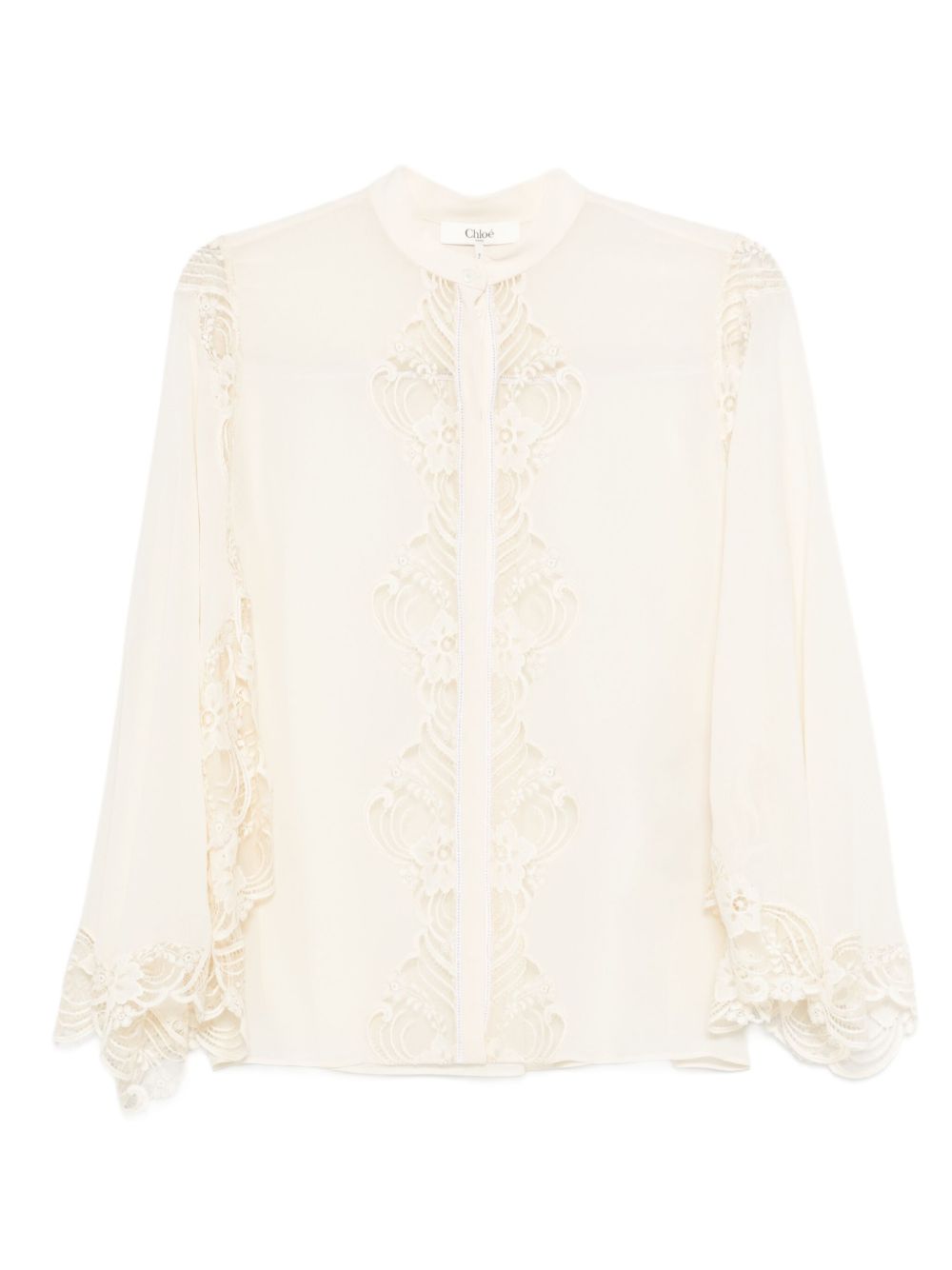 Chloé Chloè Silk Shirt White