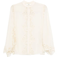 Chloé Chloè Silk Shirt White