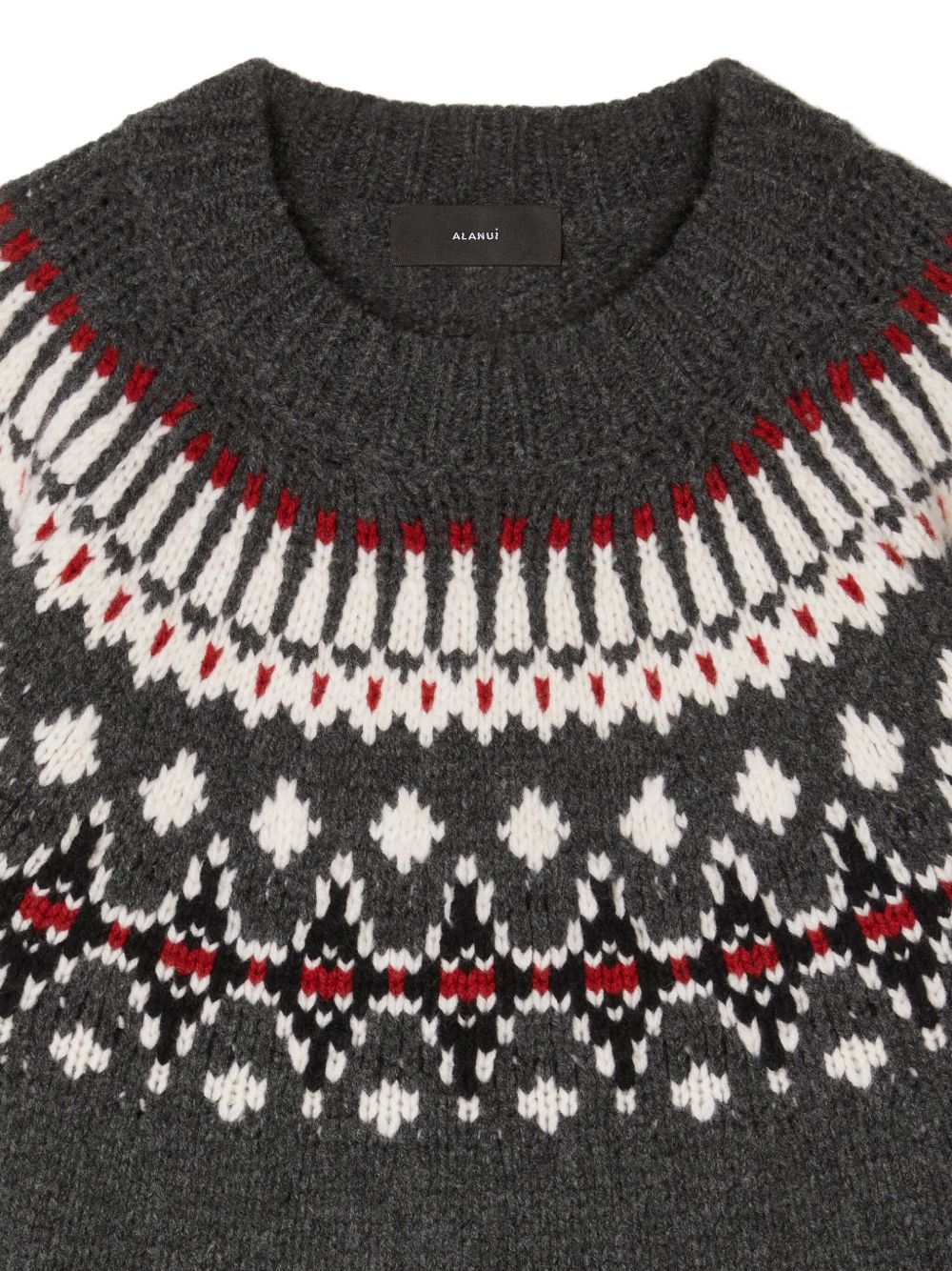 Alanui Sweet Winter Wool Crewneck Jumper - Black